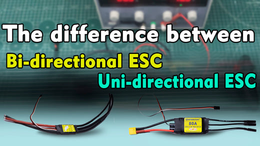 Difference between unidirectional ESC and bidirectional ESC