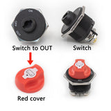 Knob type DC waterproof, leakage protection, battery switch, main power switch