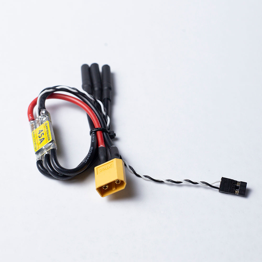 APISQUEEN 12-24V (3-6S LiPo) 20A/45A bi-directional ESC to control bru –  Underwater Thruster